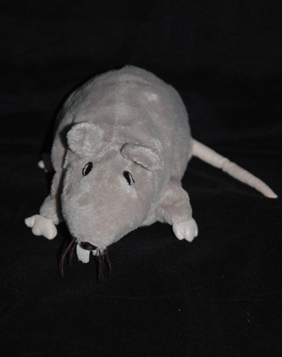 Doudou souris rat gris - souris,